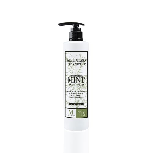 Archipelago Mint Body Wash, Tamper Proof Dispenser, 10oz/300ml